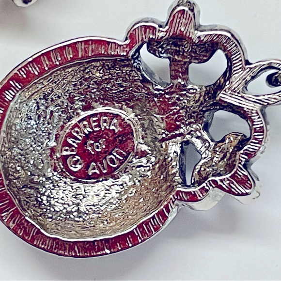 Vintage Barrera Oversized Vintage Chandelier Earrings Rare Pierced Costume - Picture 2 of 3